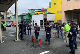 会社敷地の町内会掲示板提供イメージ